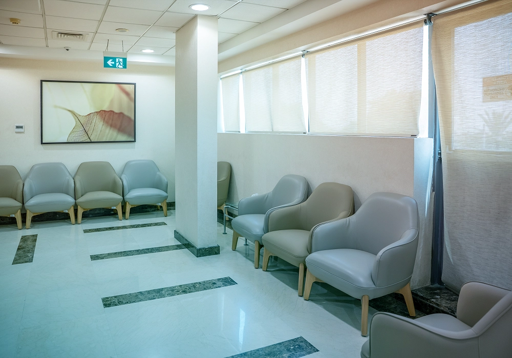 Patient waiting area at Magrabi Health Abu Dhabi
